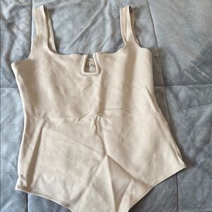 Abercrombie & Fitch Cream Bodysuit